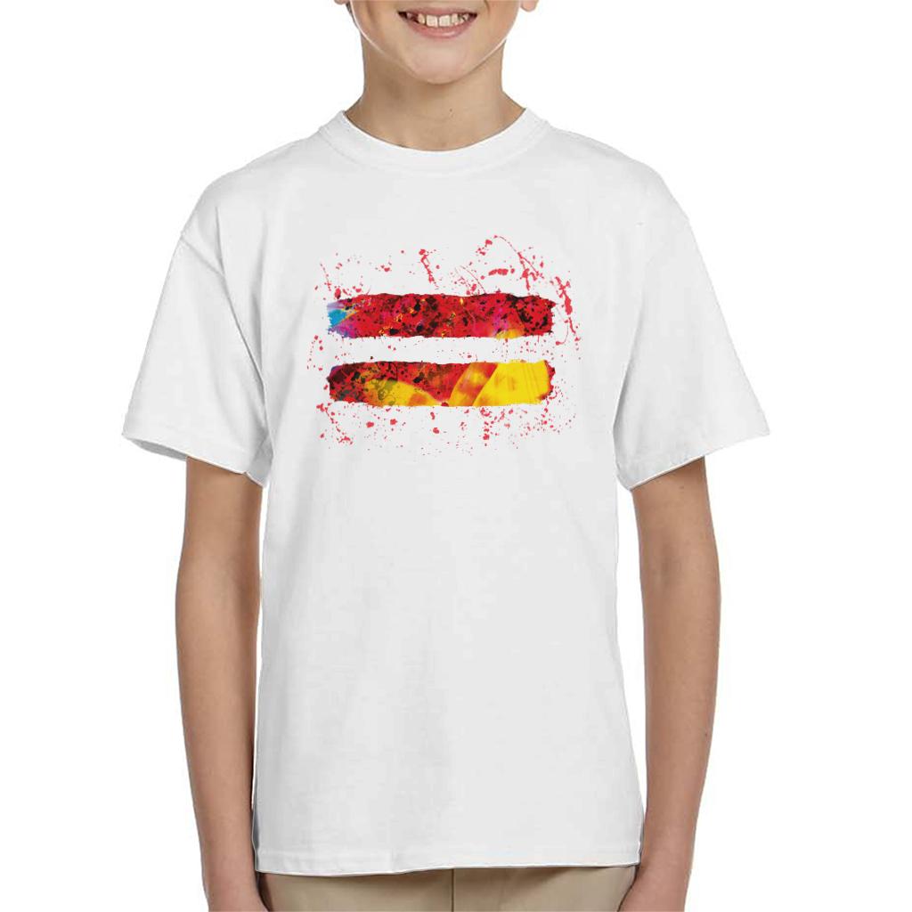 Ed Sheeran Equals Paint Splatter Kid's T-Shirt-ALL + EVERY