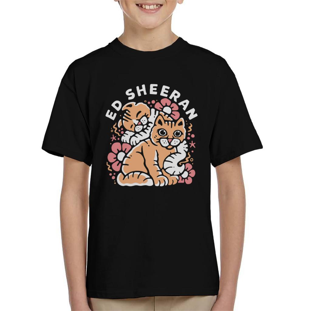Ed Sheeran Cats Kid's T-Shirt-ALL + EVERY