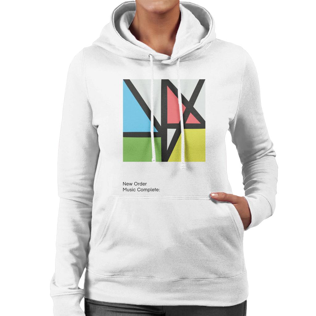 New Order Music Complete Tour Art Women's Hooded Sweatshirt-ALL + EVERY